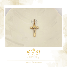 Cargar imagen en el visor de la galería, Dije Cruz con Cristo O. Blanco
