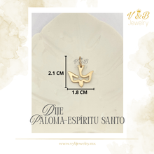 Cargar imagen en el visor de la galería, Dije Silueta Paloma - Espíritu Santo
