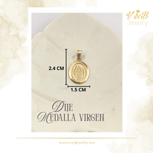 Cargar imagen en el visor de la galería, Dije Medalla Virgen
