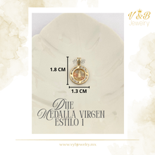 Cargar imagen en el visor de la galería, Dijes Medalla Virgen - Dos Diferentes Estilos
