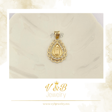 Cargar imagen en el visor de la galería, Dije Medalla Virgen Forma Gota
