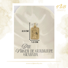 Cargar imagen en el visor de la galería, Dije Virgen de Guadalupe Grabada
