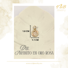 Cargar imagen en el visor de la galería, Dije Infinito Oro Rosa
