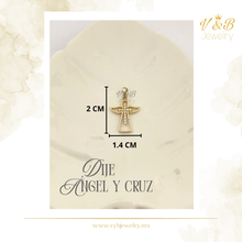 Cargar imagen en el visor de la galería, Dije Ángel y Cruz
