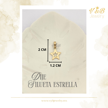 Cargar imagen en el visor de la galería, Dije Silueta Estrella
