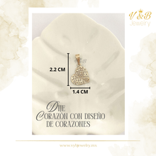 Cargar imagen en el visor de la galería, Dije Corazón Diseño de Corazones

