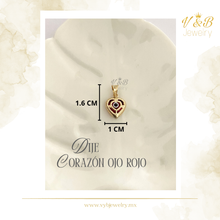 Cargar imagen en el visor de la galería, Dije Corazón Ojo Rojo
