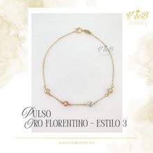 Cargar imagen en el visor de la galería, Pulsos Oro Florentino
