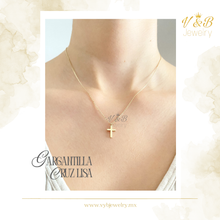 Cargar imagen en el visor de la galería, Gargantilla Cruz Lisa
