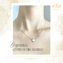 Cargar imagen en el visor de la galería, Gargantillas Estilo VC Oro Amarillo y Rosa
