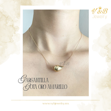 Cargar imagen en el visor de la galería, Gargantilla Gota Oro amarillo
