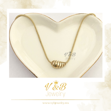 Cargar imagen en el visor de la galería, Gargantilla de Gota Oro Amarillo Espiral
