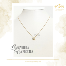Cargar imagen en el visor de la galería, Gargantilla Una Zirconia
