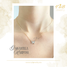 Cargar imagen en el visor de la galería, Gargantilla de Mariposa
