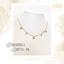 Cargar imagen en el visor de la galería, Gargantilla Lunetas - 14K
