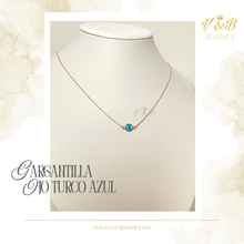 Cargar imagen en el visor de la galería, Gargantilla Ojo Turco Azul
