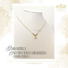 Cargar imagen en el visor de la galería, Gargantilla Oso Estilo Tous
