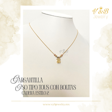 Cargar imagen en el visor de la galería, Gargantilla Oso Estilo Tous
