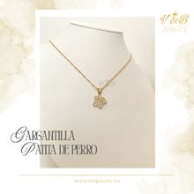 Cargar imagen en el visor de la galería, Gargantilla Patita Con Zirconias
