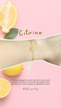 Cargar imagen en el visor de la galería, Pulsera Con Citrino
