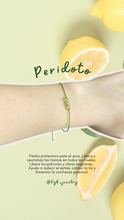 Cargar imagen en el visor de la galería, Pulsera Con Peridoto
