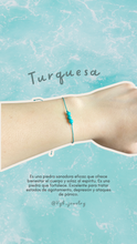 Cargar imagen en el visor de la galería, Pulsera Con Turquesa
