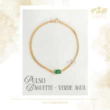 Cargar imagen en el visor de la galería, Pulso Zirconia Corte Baguette - Colores
