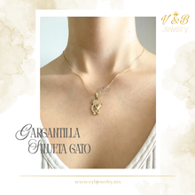 Cargar imagen en el visor de la galería, Gargantilla Silueta Gato
