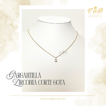 Cargar imagen en el visor de la galería, Gargantilla Zirconia Corte Gota
