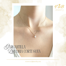 Cargar imagen en el visor de la galería, Gargantilla Zirconia Corte Gota
