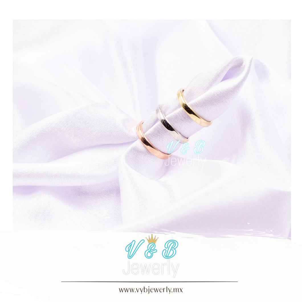 Anillo Triple 3 Oros