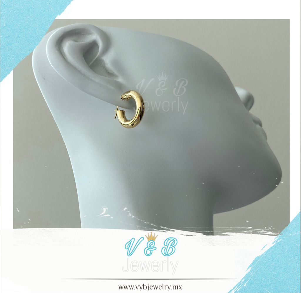 Arracadas oro 18k