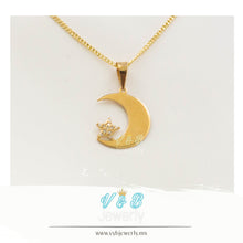 Cargar imagen en el visor de la galería, Juego Luna y Estrella Zirconia
